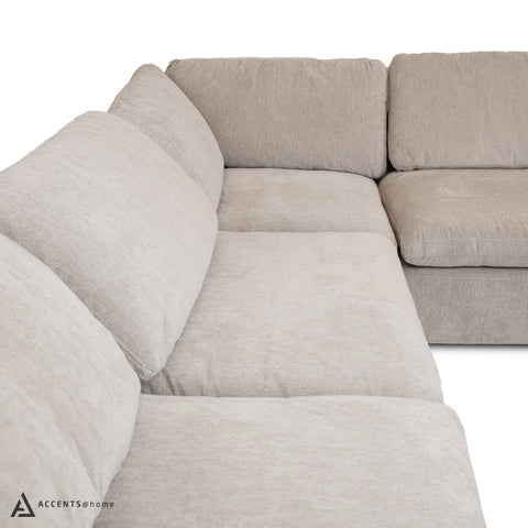 Fontana Modular 6 PC Sectional - Beige