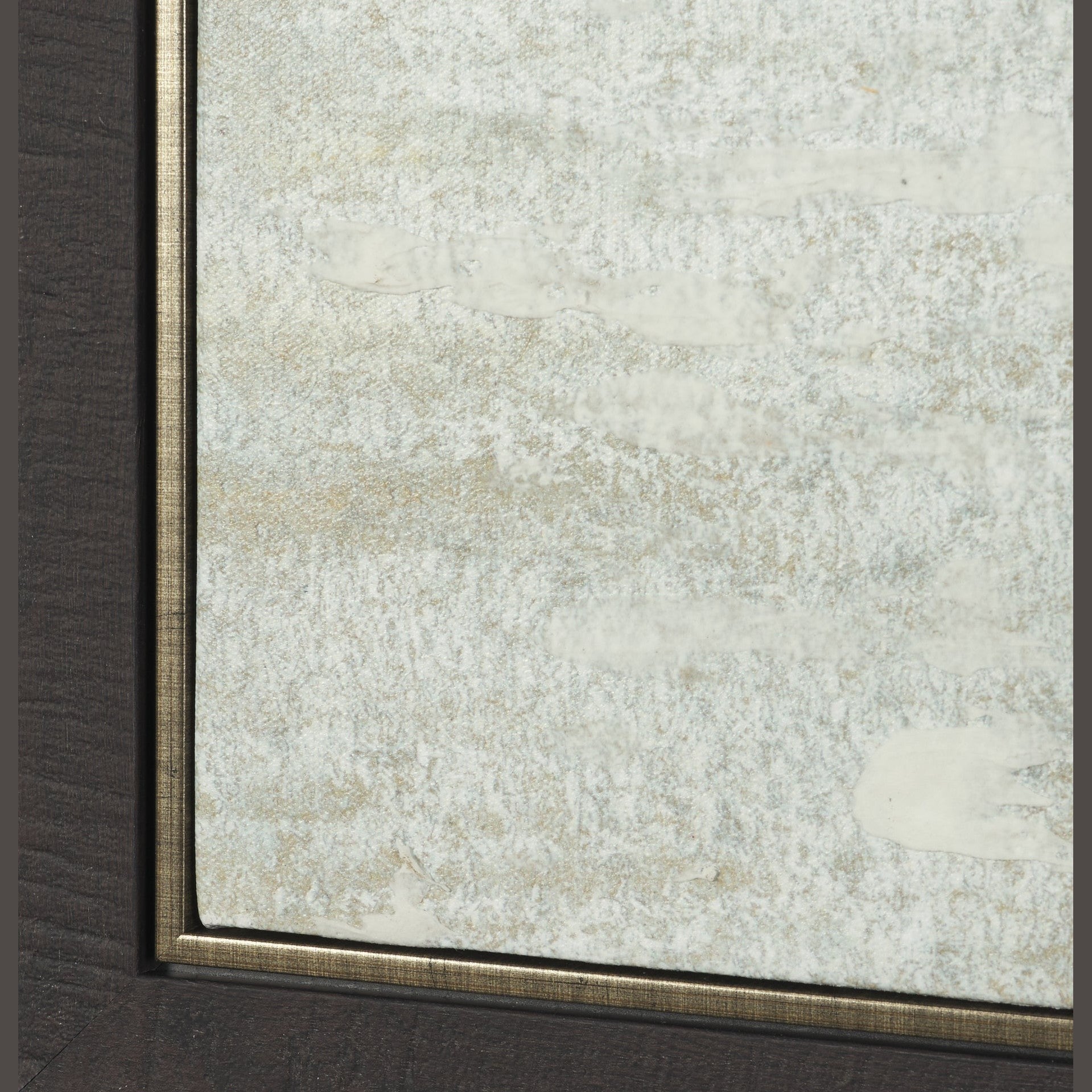 Forest Edge Hand-Embellished Textured Framed Canvas Artwork