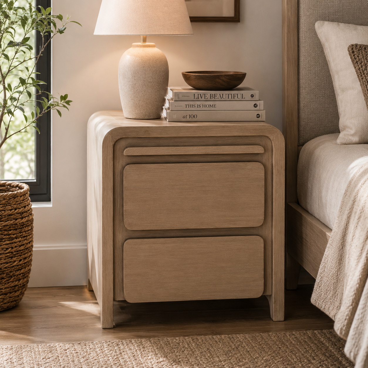 Fremont 2 Drawer Nightstand