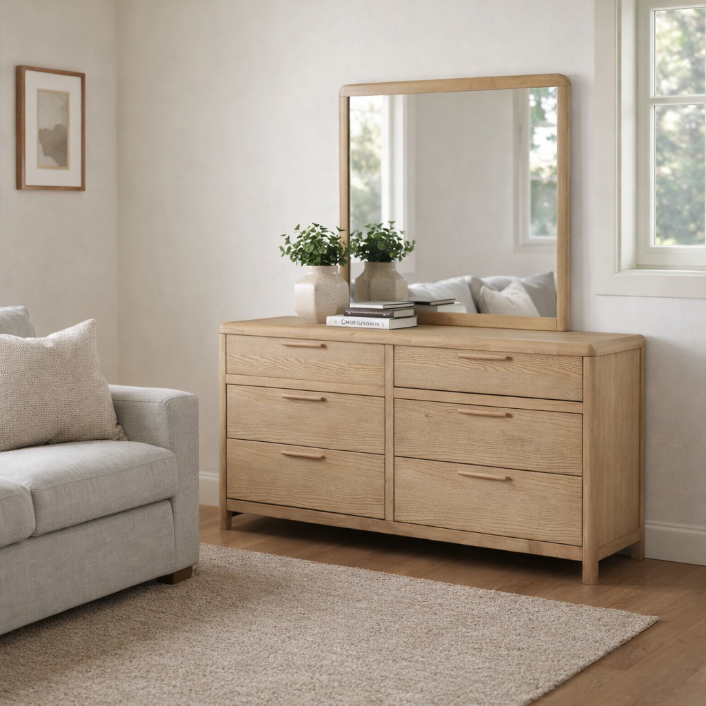 Furano Wall or Dresser Mirror in Ginger