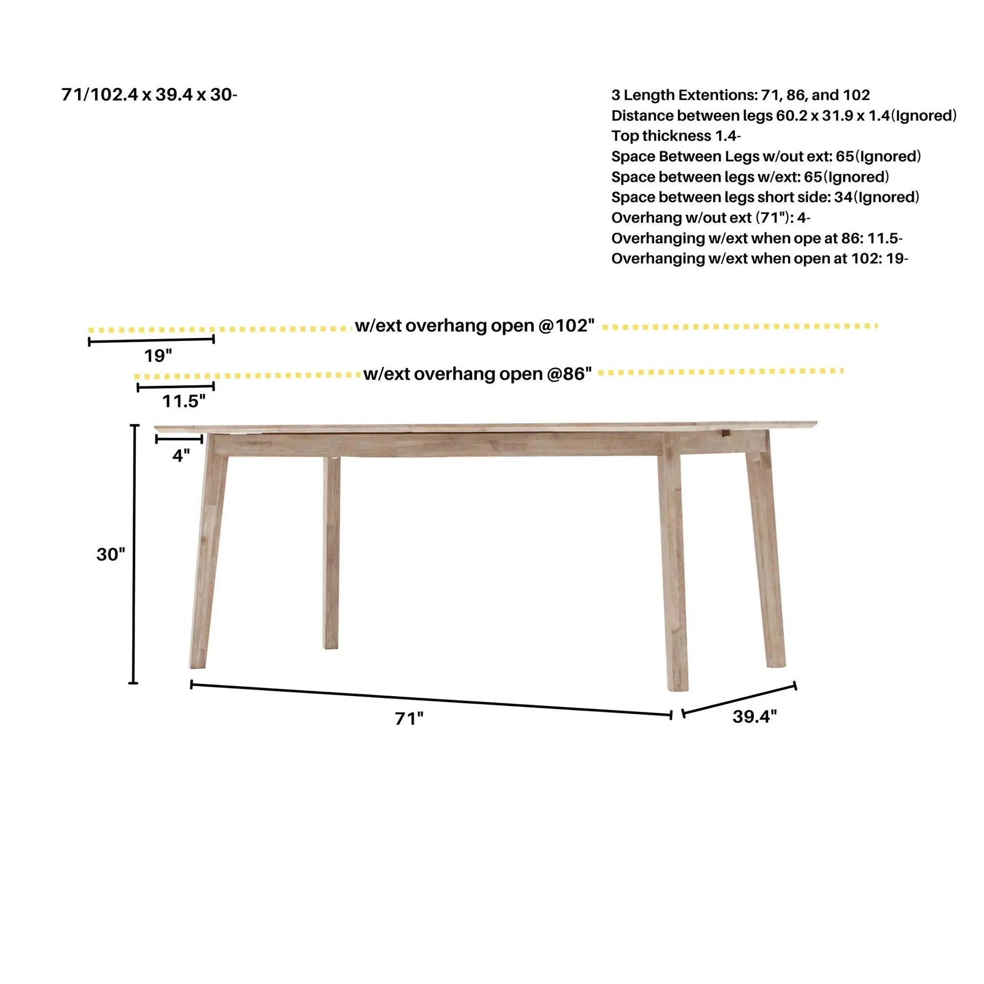 Elvyn Extension Dining Table
