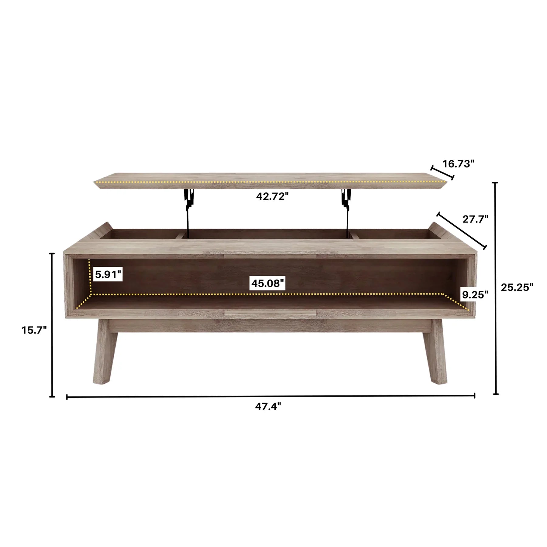 Elvyn Coffee Table w/ Lift Top