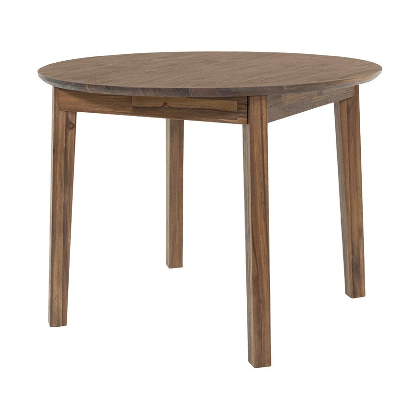 Elvyn Round Dining Table – Warm Pecan