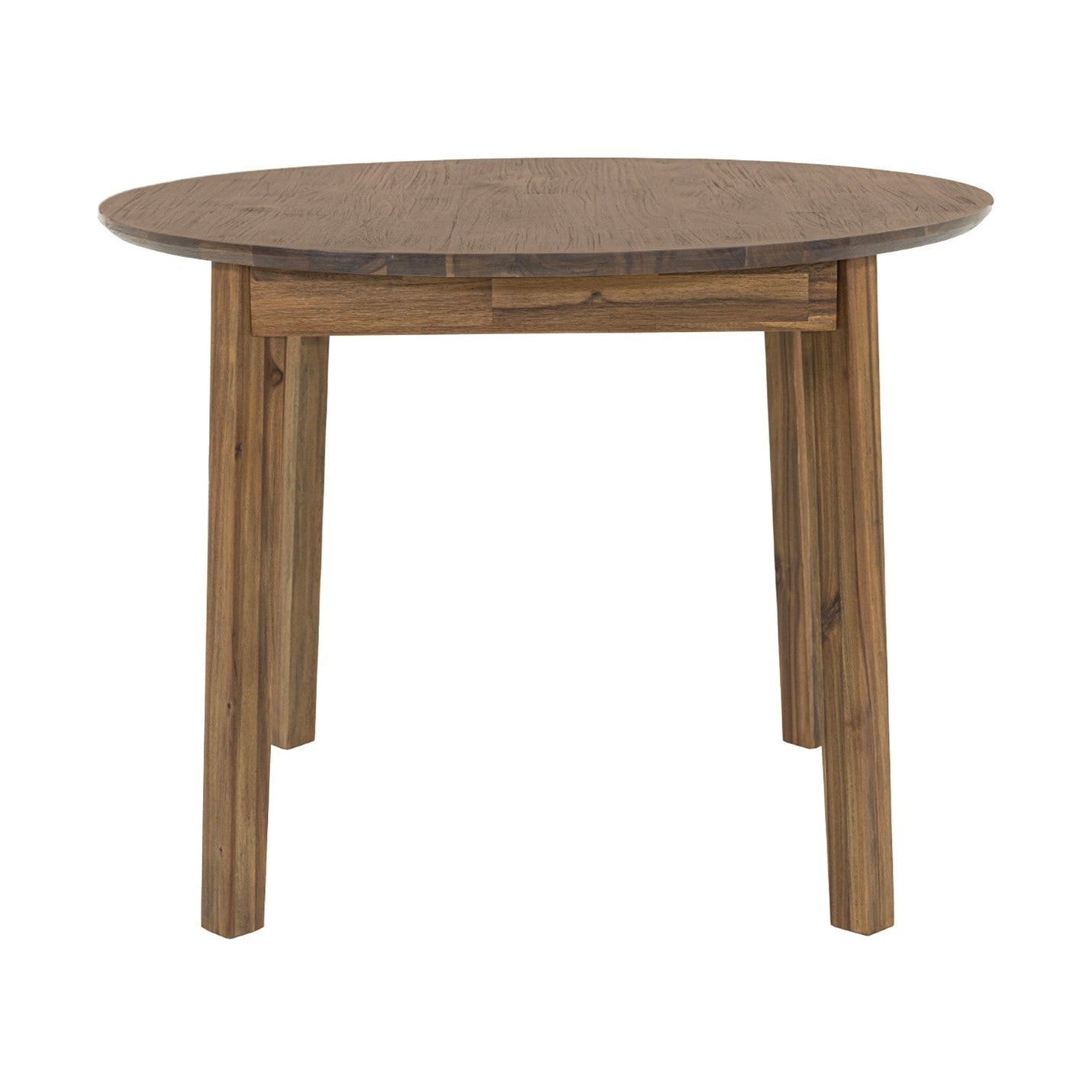 Elvyn Round Dining Table – Warm Pecan