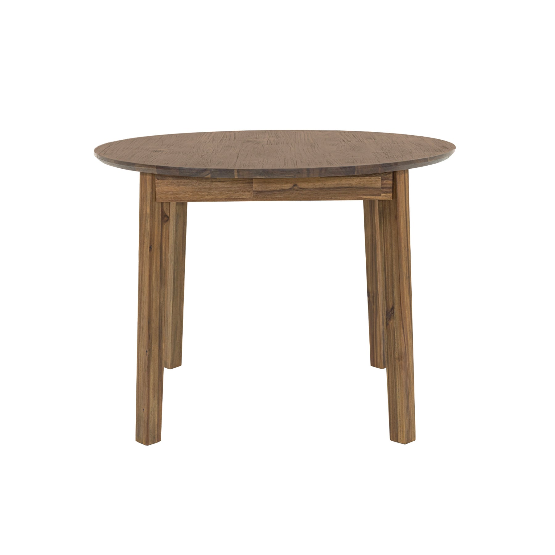 Elvyn Round Dining Table – Warm Pecan