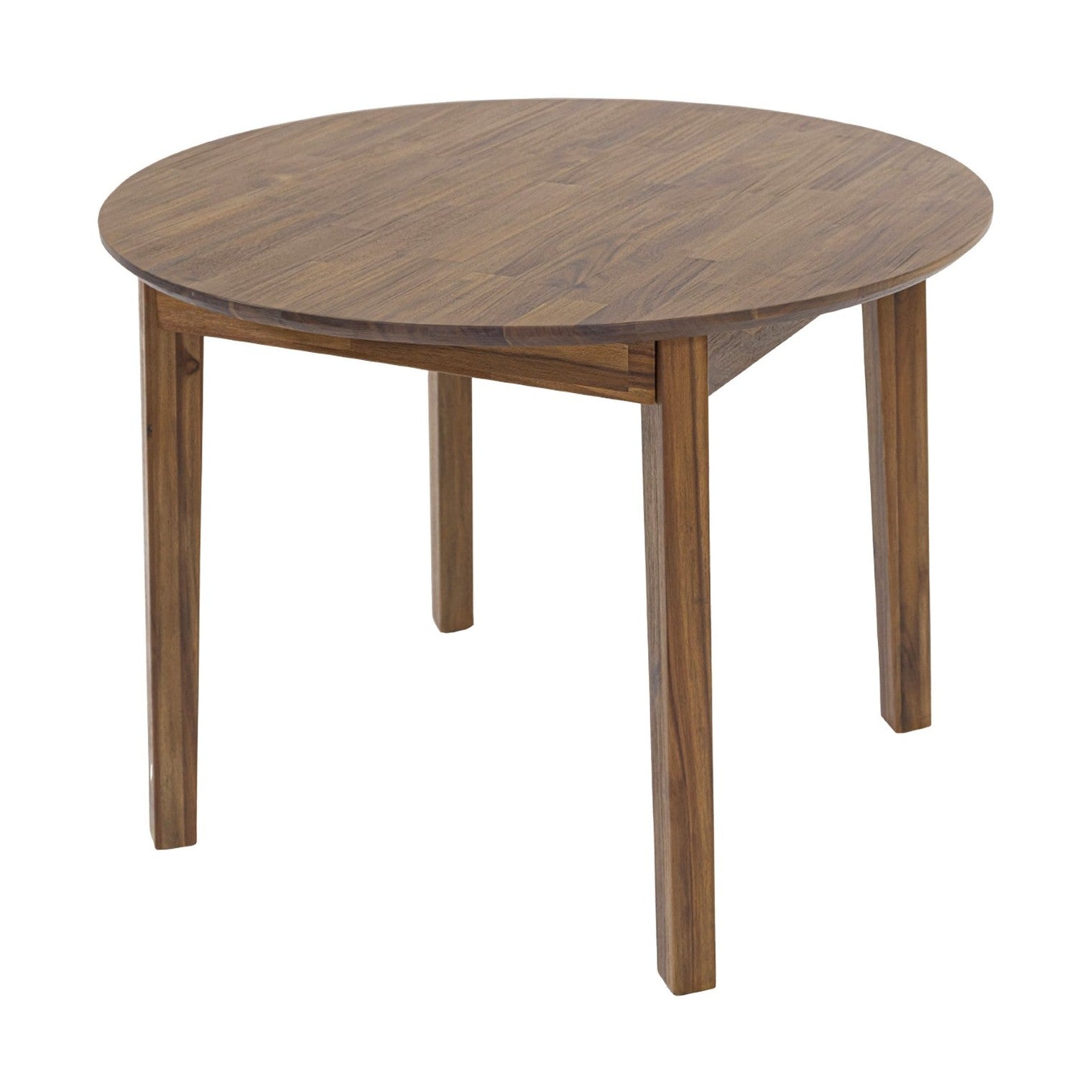 Elvyn Round Dining Table – Warm Pecan