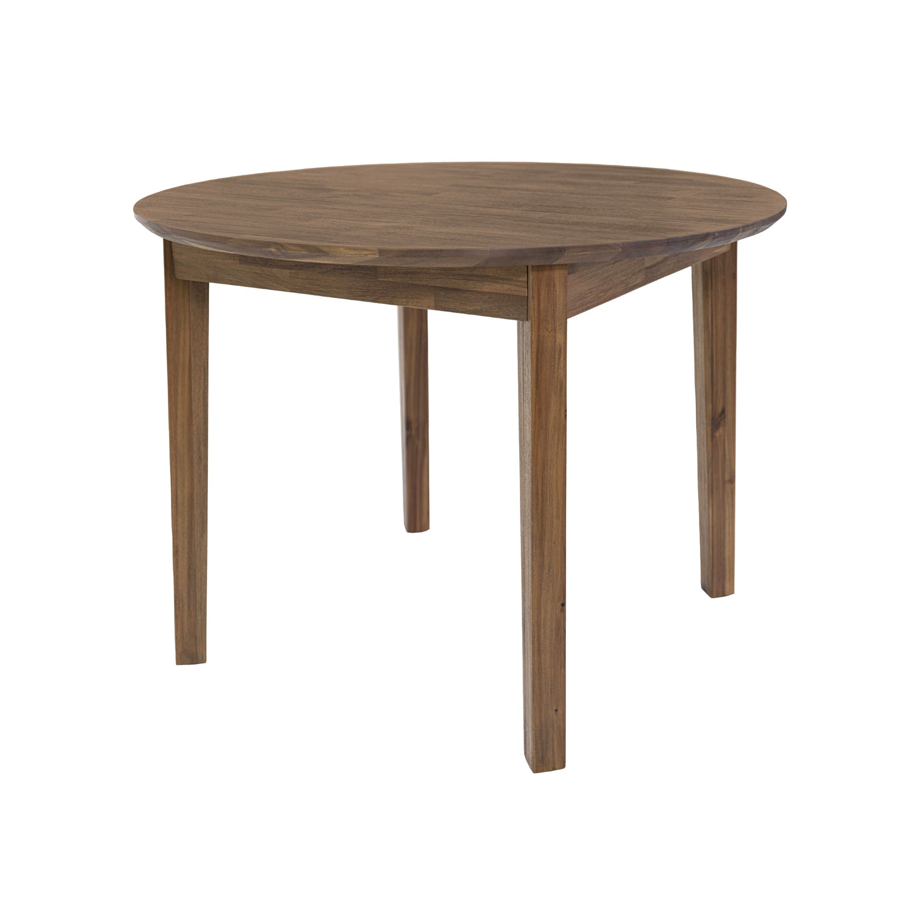 Elvyn Round Dining Table – Warm Pecan