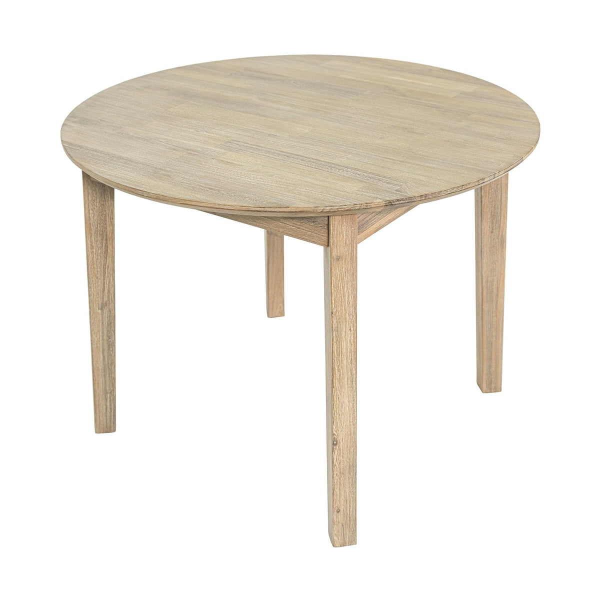 Elvyn Round Dining Table – Light Driftwood