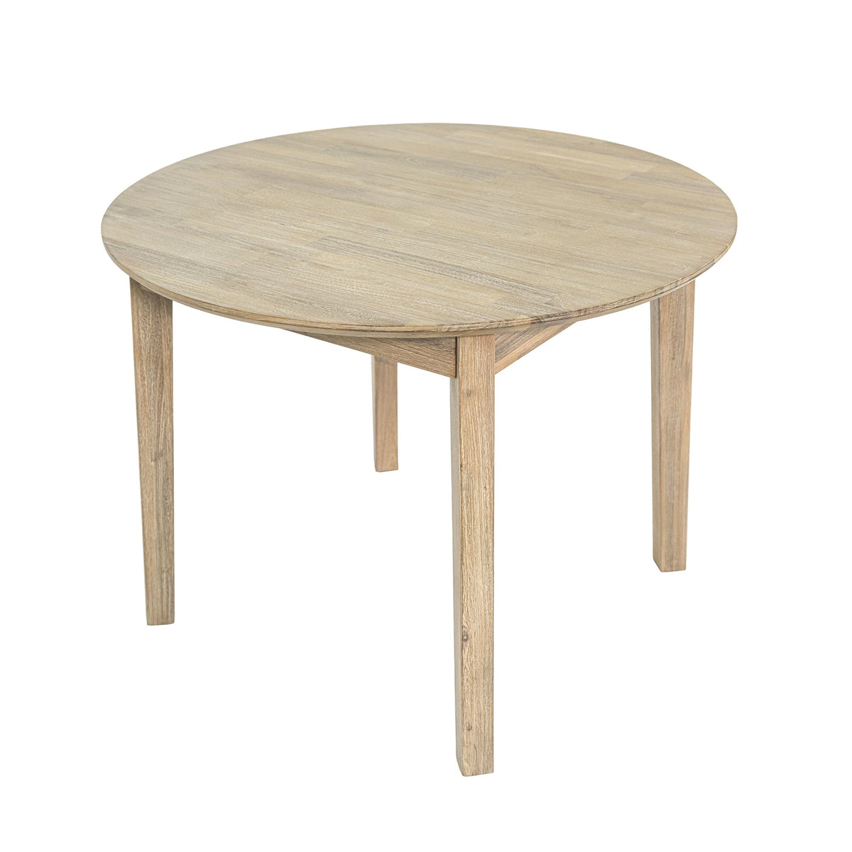 Elvyn Round Dining Table – Light Driftwood