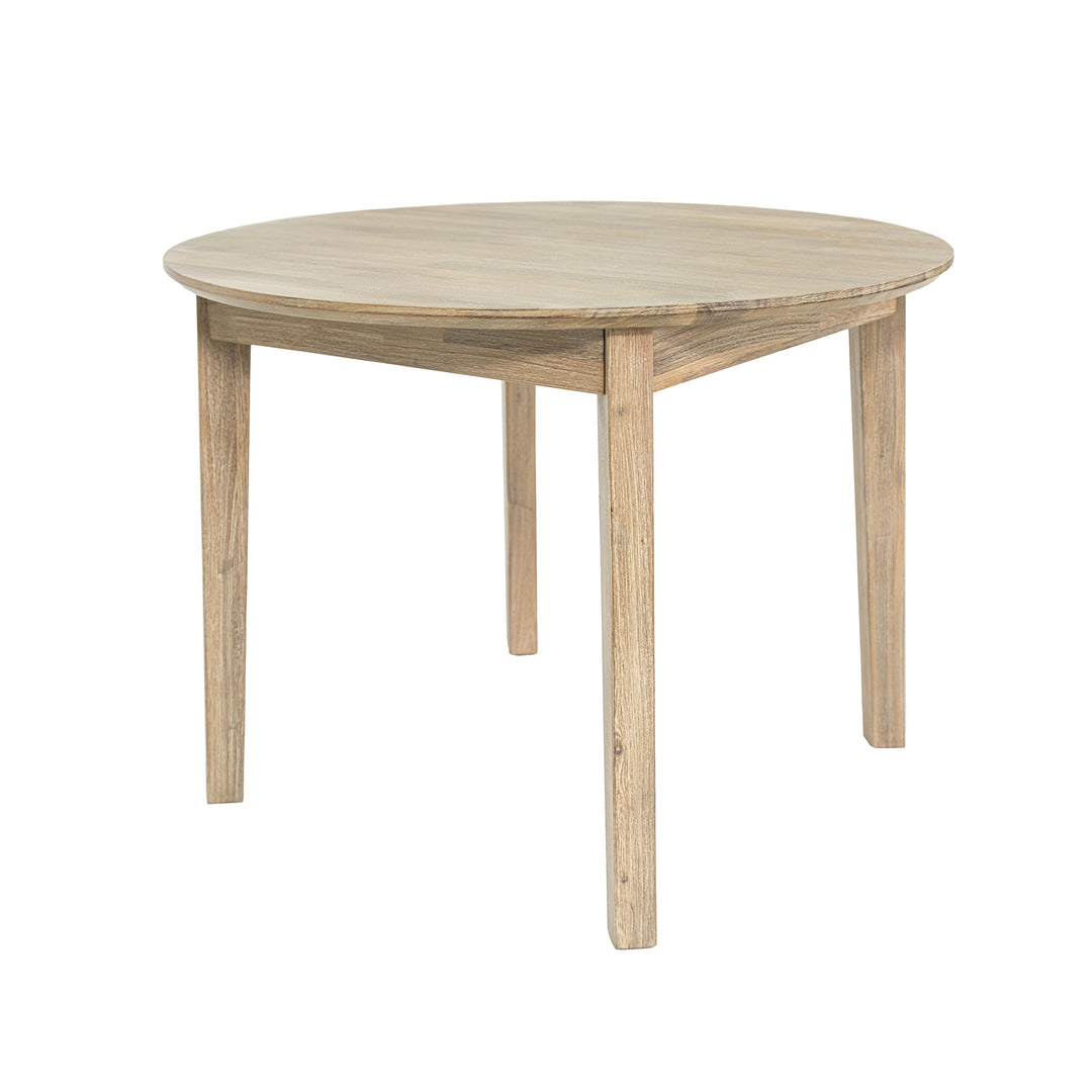 Elvyn Round Dining Table – Light Driftwood