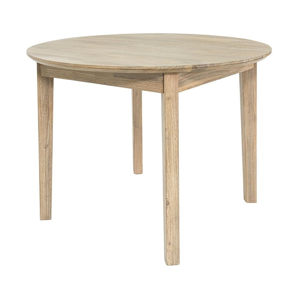 Elvyn Round Dining Table – Light Driftwood