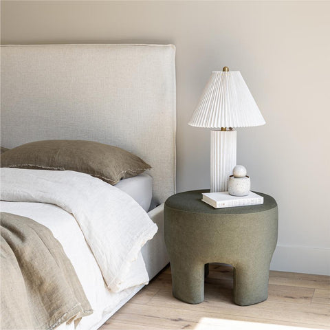 Julia Double Storage Bed - Cream