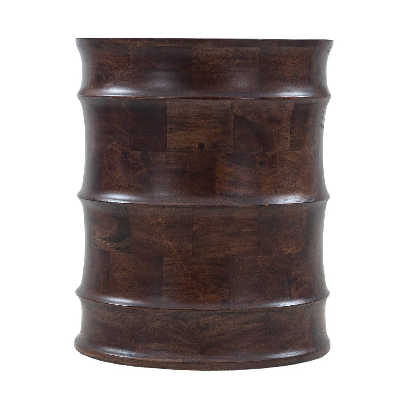 Global Side Table – Solid Mango Wood | Walnut Finish