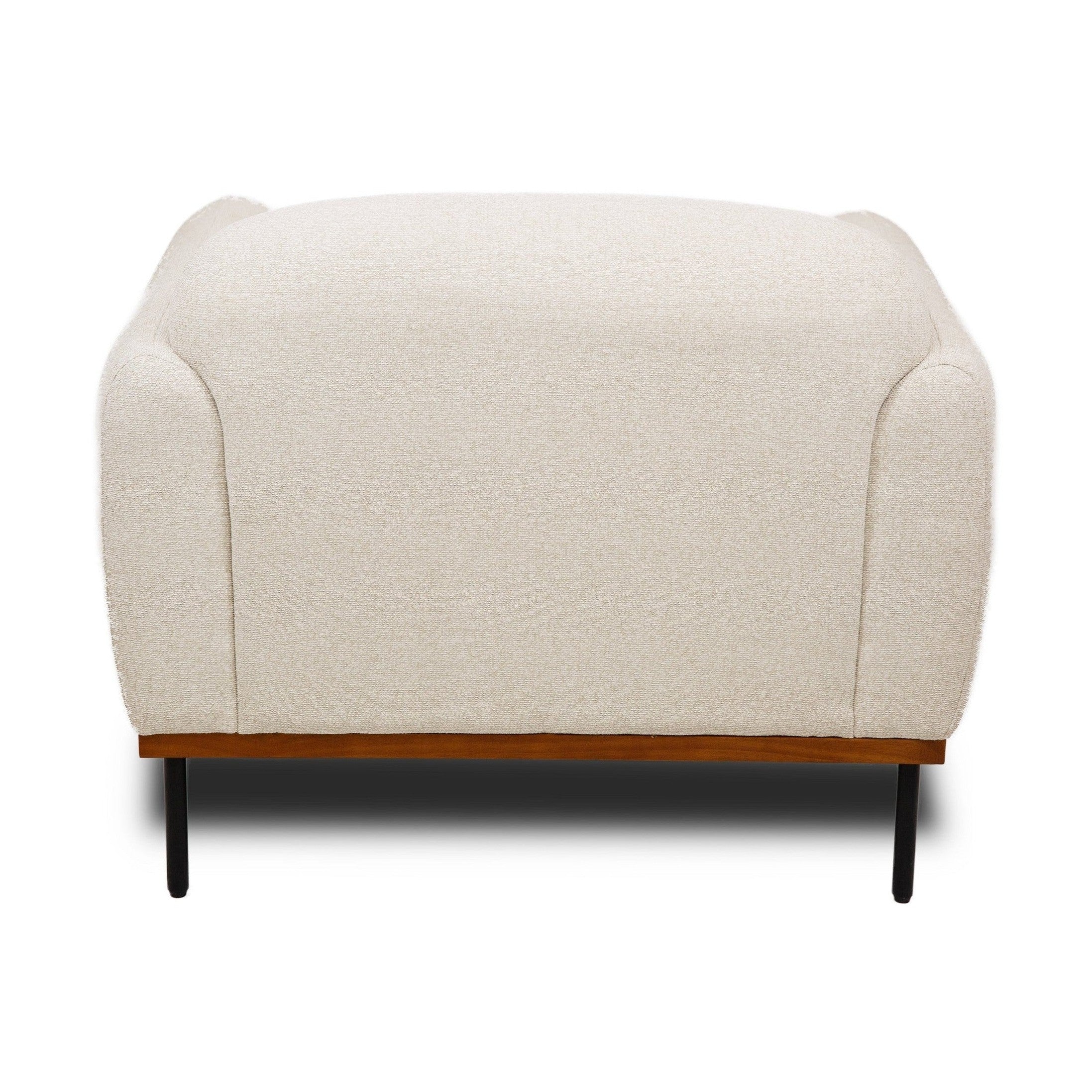 Genea Accent Chair with Premium Believe Fabric - Beige