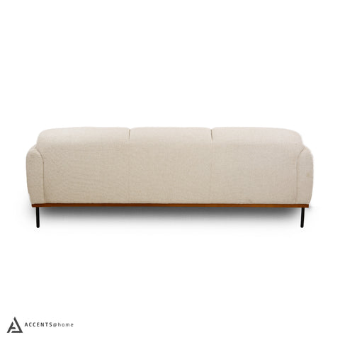 Genea Sofa with Premium Believe Fabric - Beige