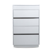 Gilly Grey Glossy Finish Bedroom Chest