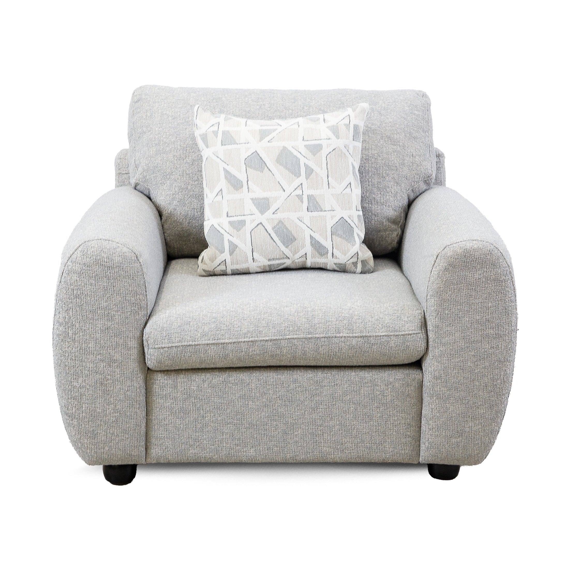 Gino Accent Chair with 2 Toss Pillows