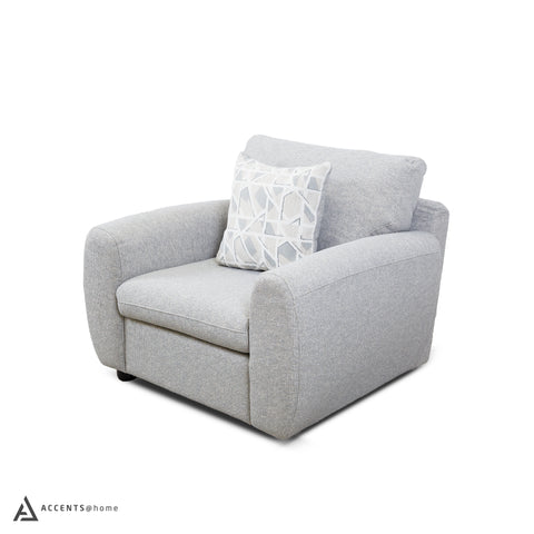Gino Accent Chair with 2 Toss Pillows