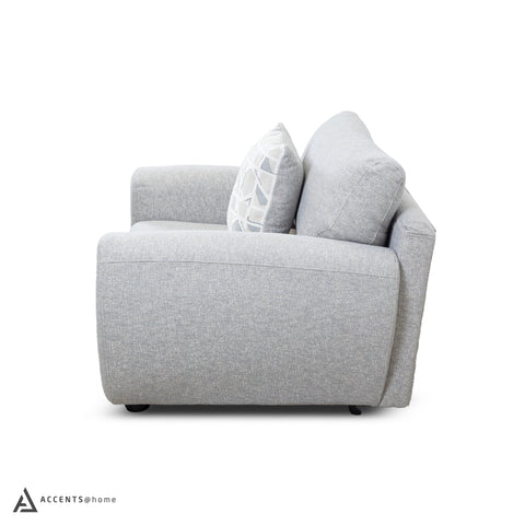 Gino Accent Chair with 2 Toss Pillows