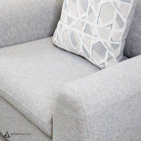 Gino Accent Chair with 2 Toss Pillows