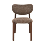 Kofi Upholstered Dining Chair with Walnut Finish Legs