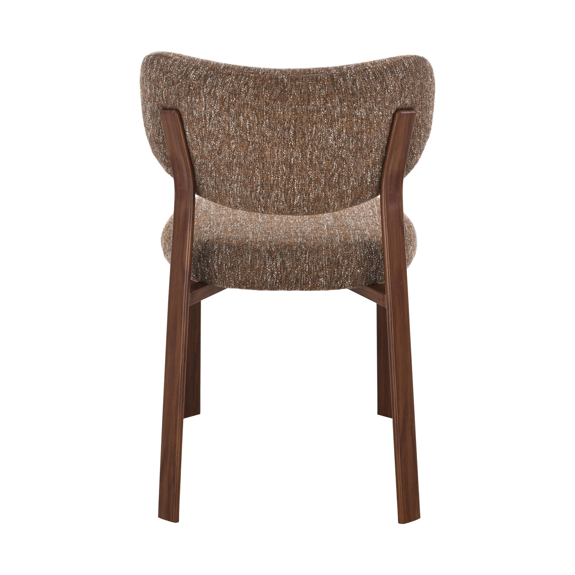Kofi Upholstered Dining Chair with Walnut Finish Legs