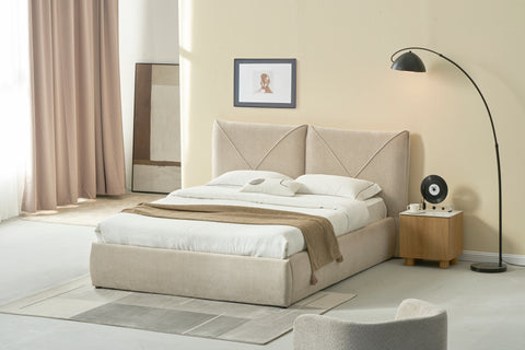 Aleksey Upholstered Hydraulic Lift Up Storage Bed