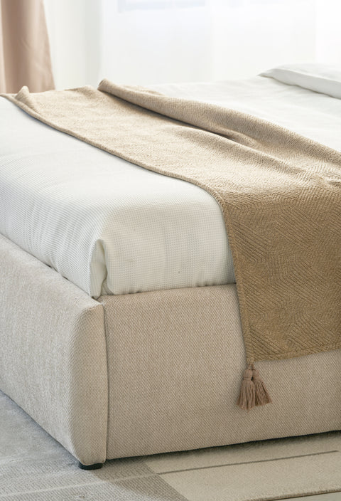 Aleksey Upholstered Hydraulic Lift Up Storage Bed