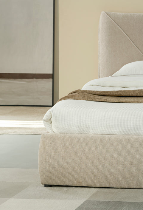 Aleksey Upholstered Hydraulic Lift Up Storage Bed