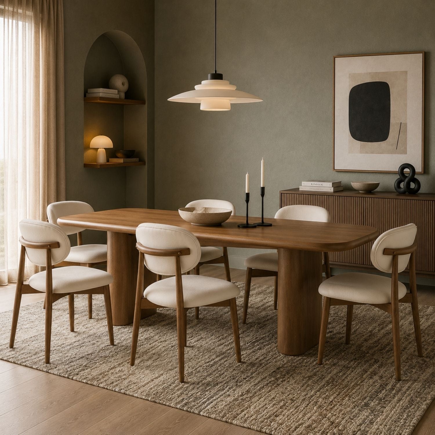Harper Genuine Leather Dining Chair