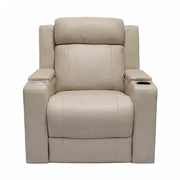 Harper Power Recliner Chair - Leather Gel