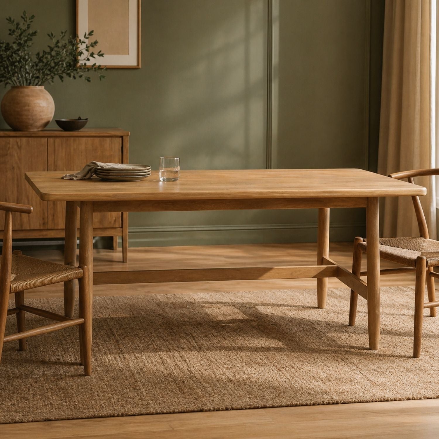 Helora Dining Table - Sand