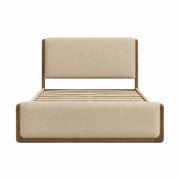 Hollis Upholstered Panel Bed – Cabin Glow