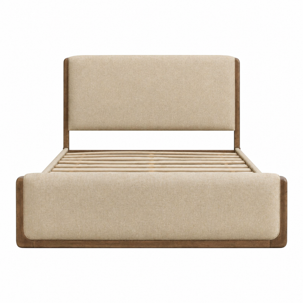 Hollis Upholstered Panel Bed – Cabin Glow