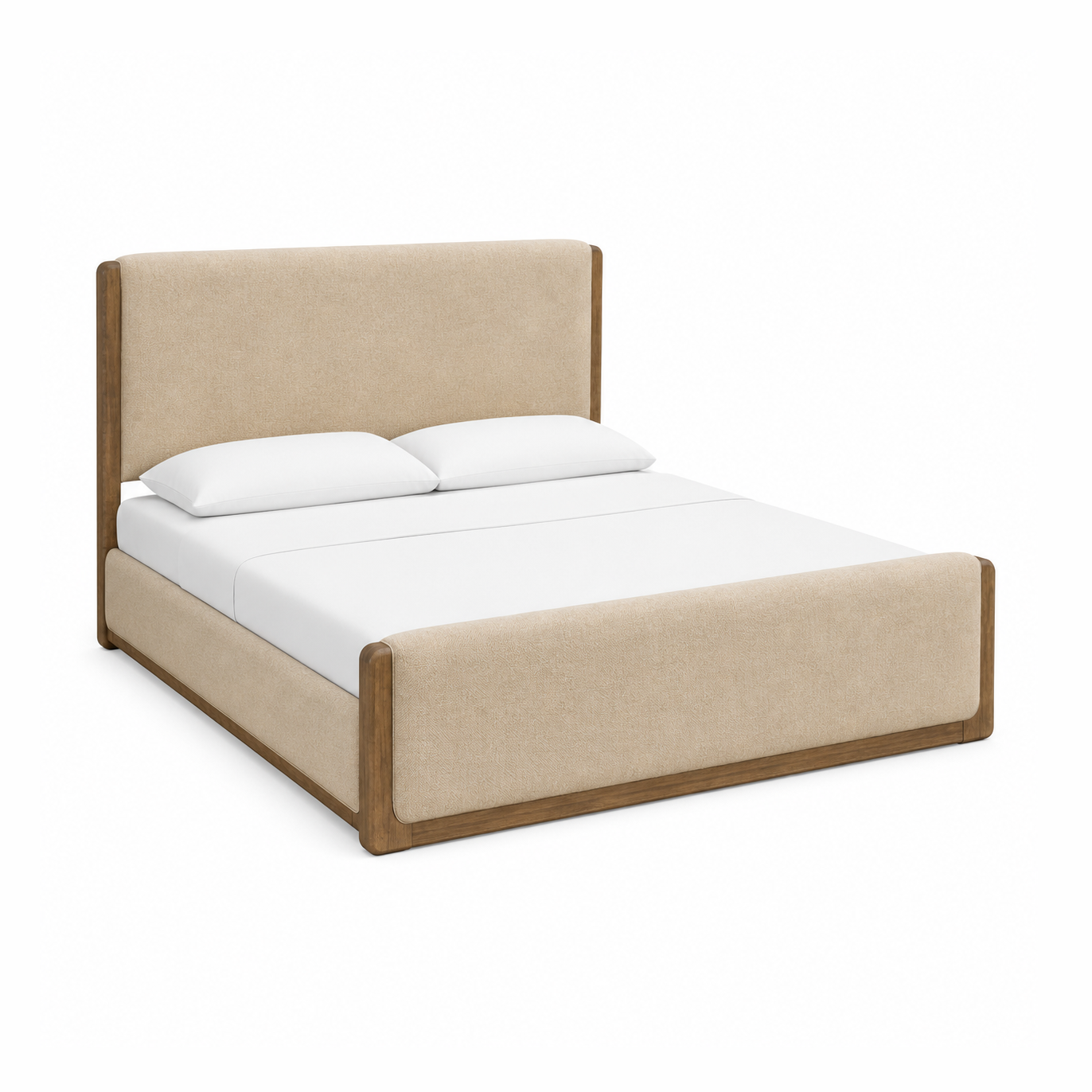 Hollis Upholstered Panel Bed – Cabin Glow
