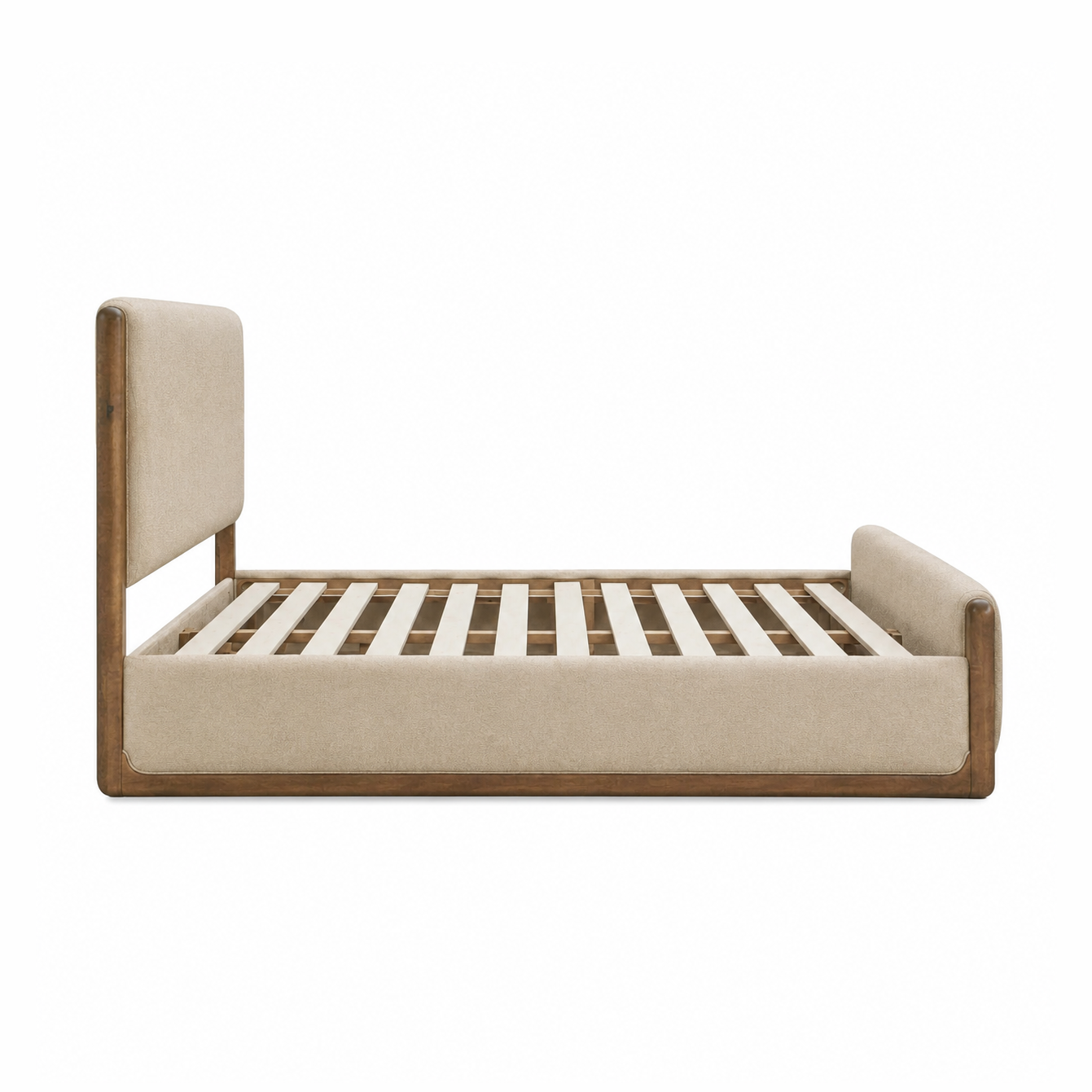 Hollis Upholstered Panel Bed – Cabin Glow
