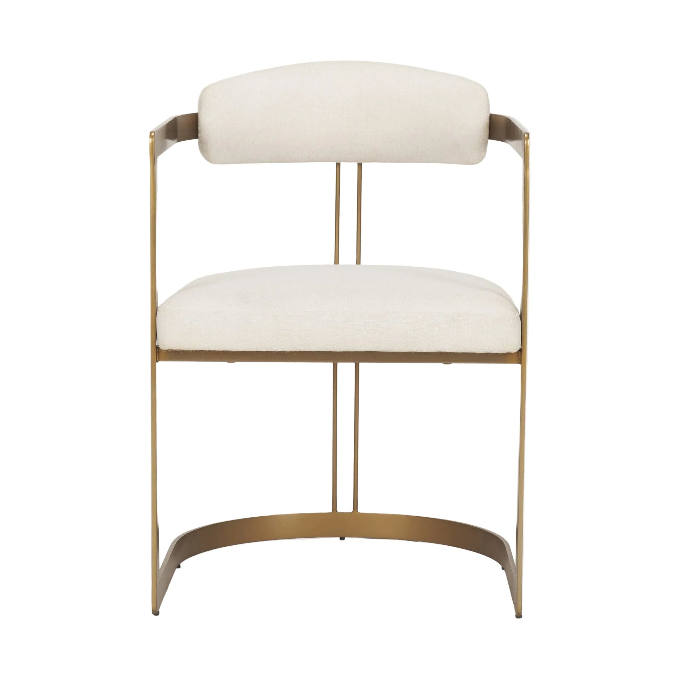 Hollyfield Cream Fabric Dining Chair