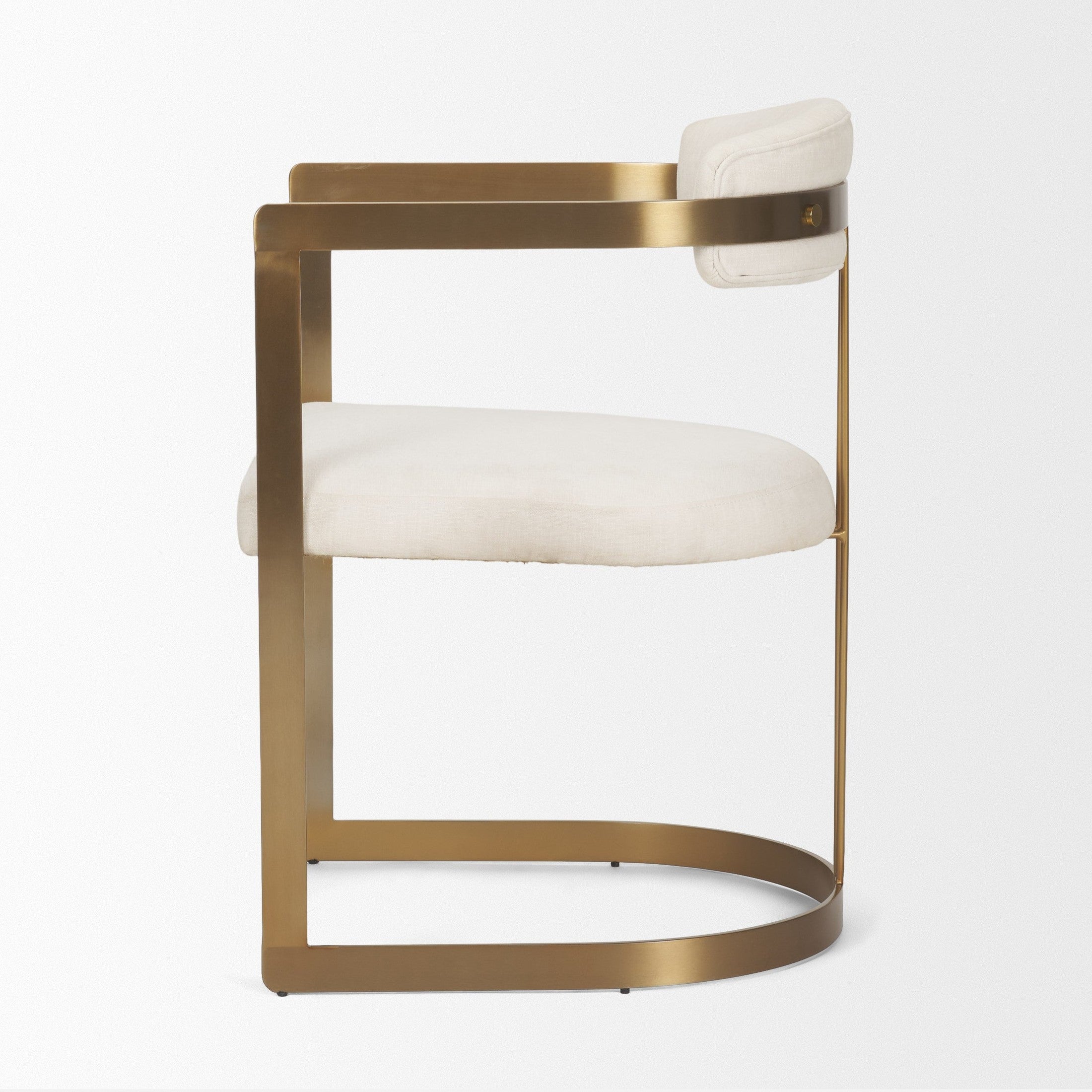 Hollyfield Cream Fabric Dining Chair