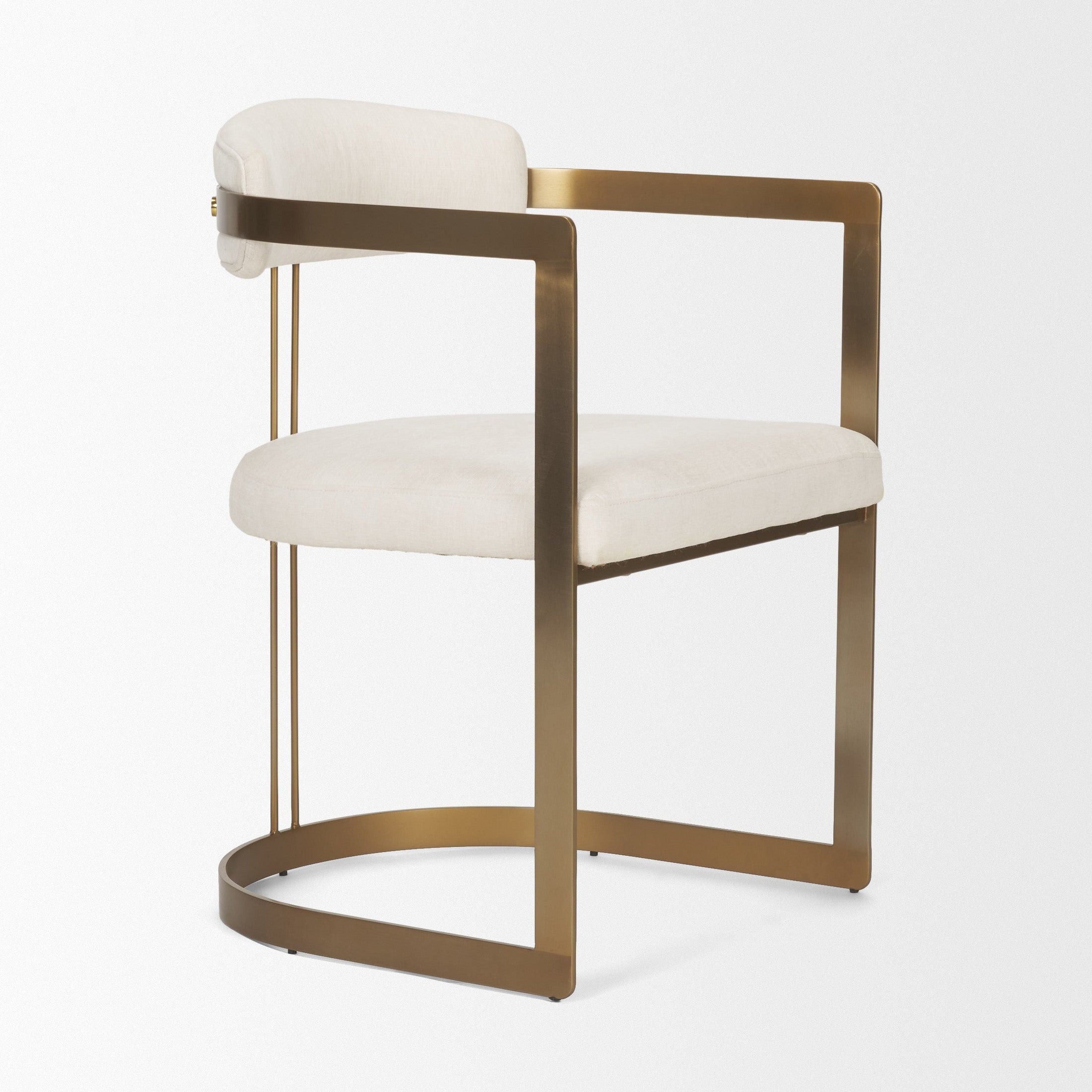 Hollyfield Cream Fabric Dining Chair