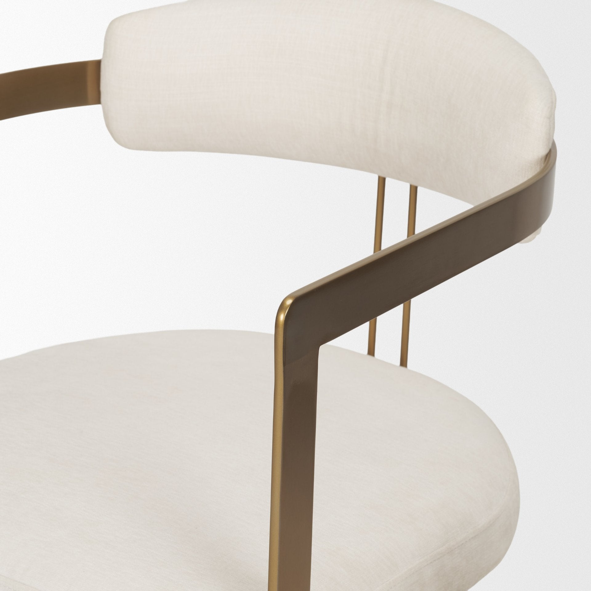 Hollyfield Cream Fabric Dining Chair