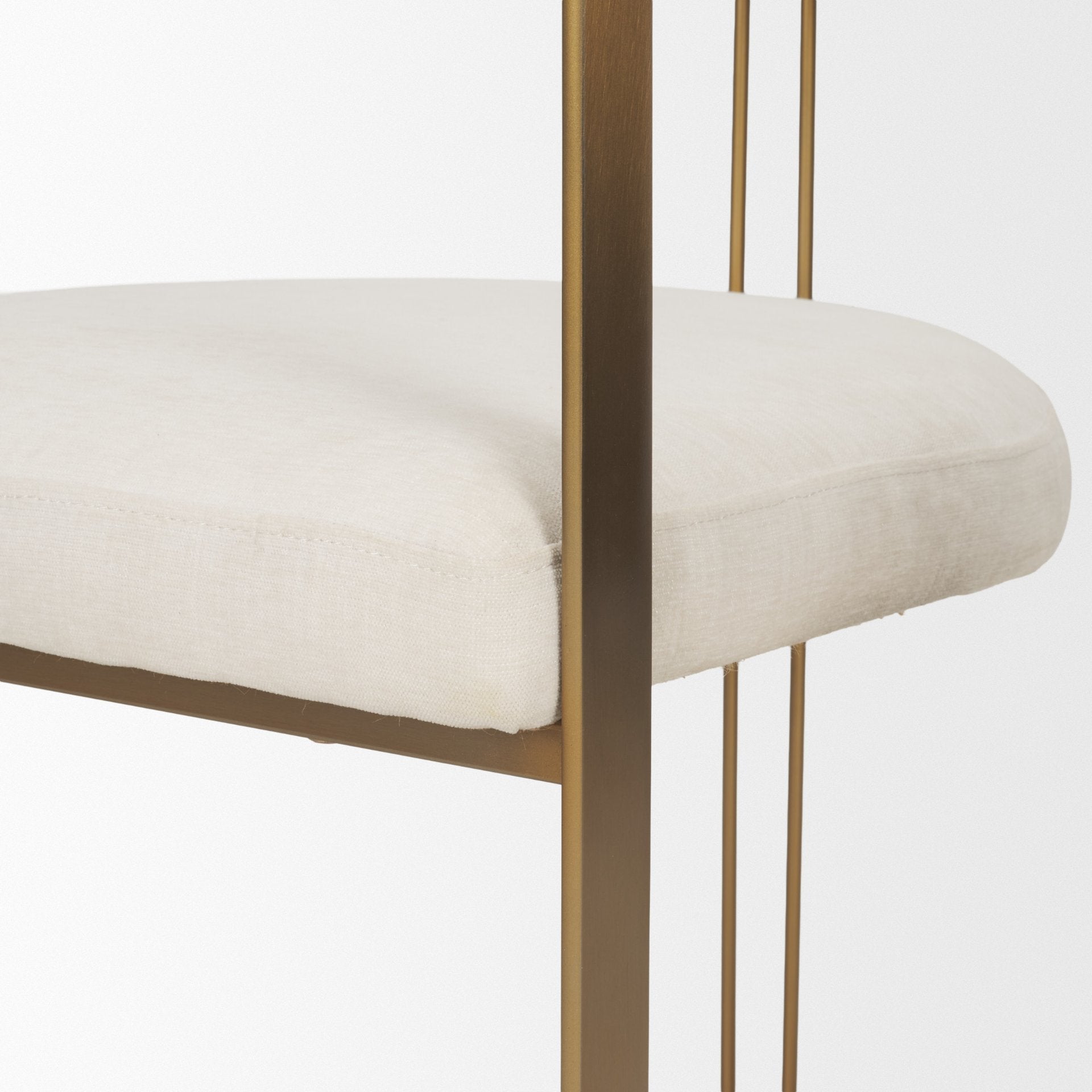 Hollyfield Cream Fabric Dining Chair