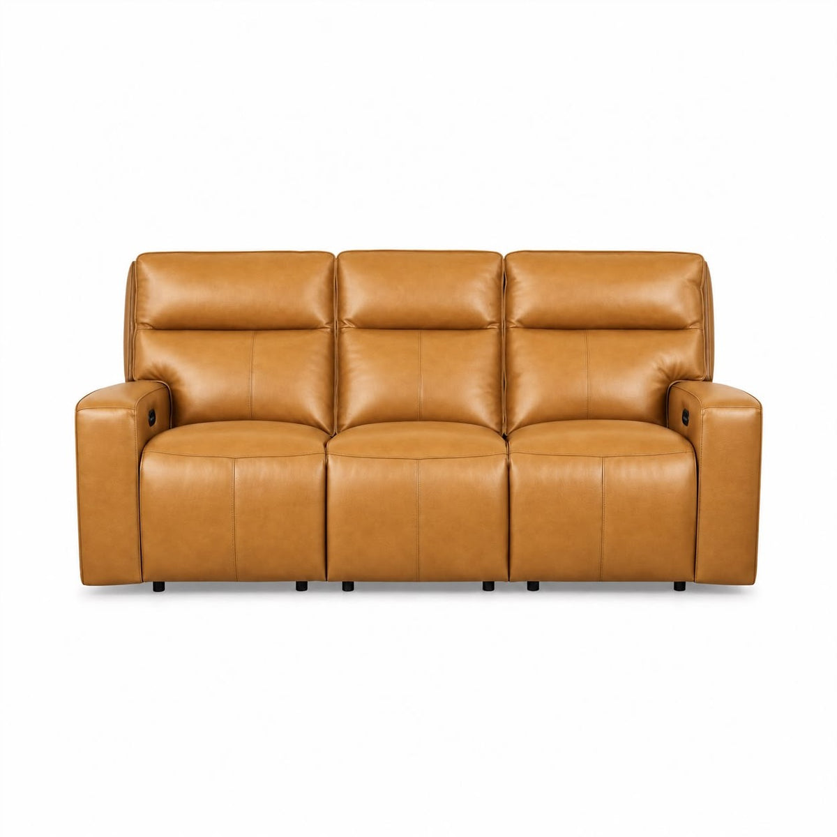 Sora Zero Gravity Power Reclining Leather Sofa with Power Headrests