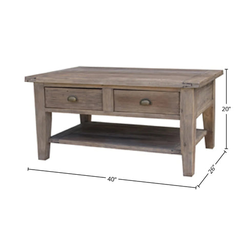 Irish Coast Small Coffee Table - Sundried