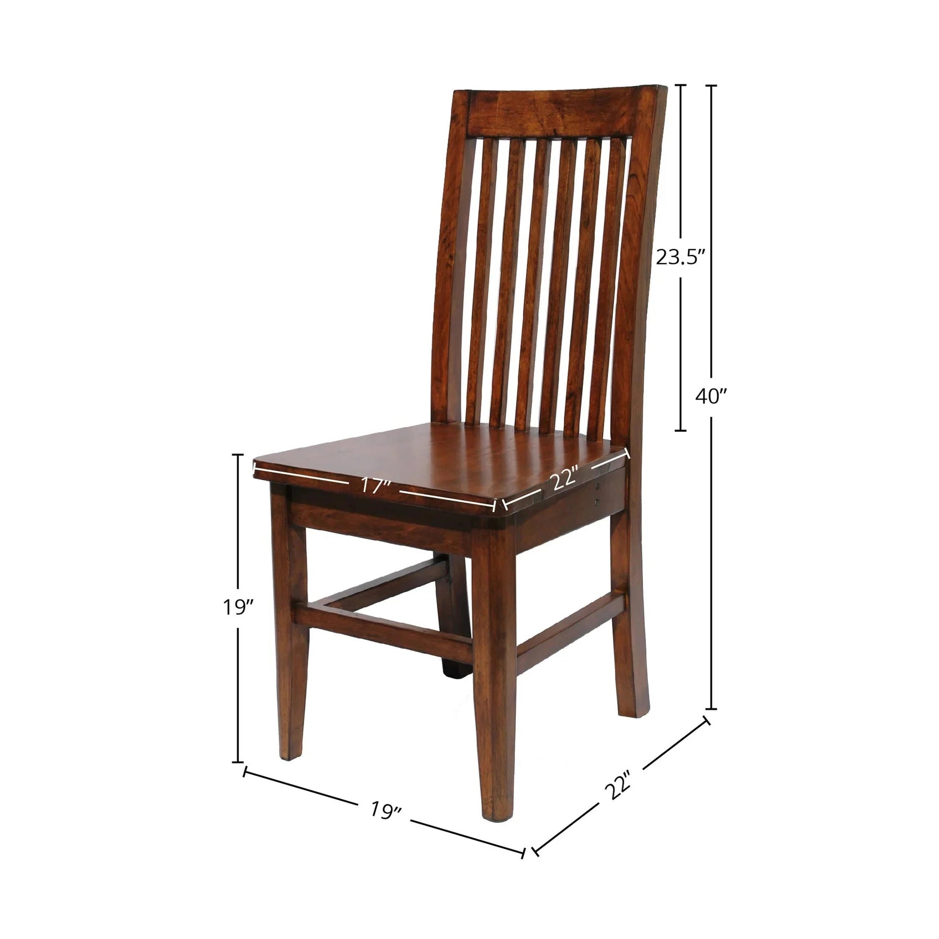 Iverra Slat Back Chair - African Dusk