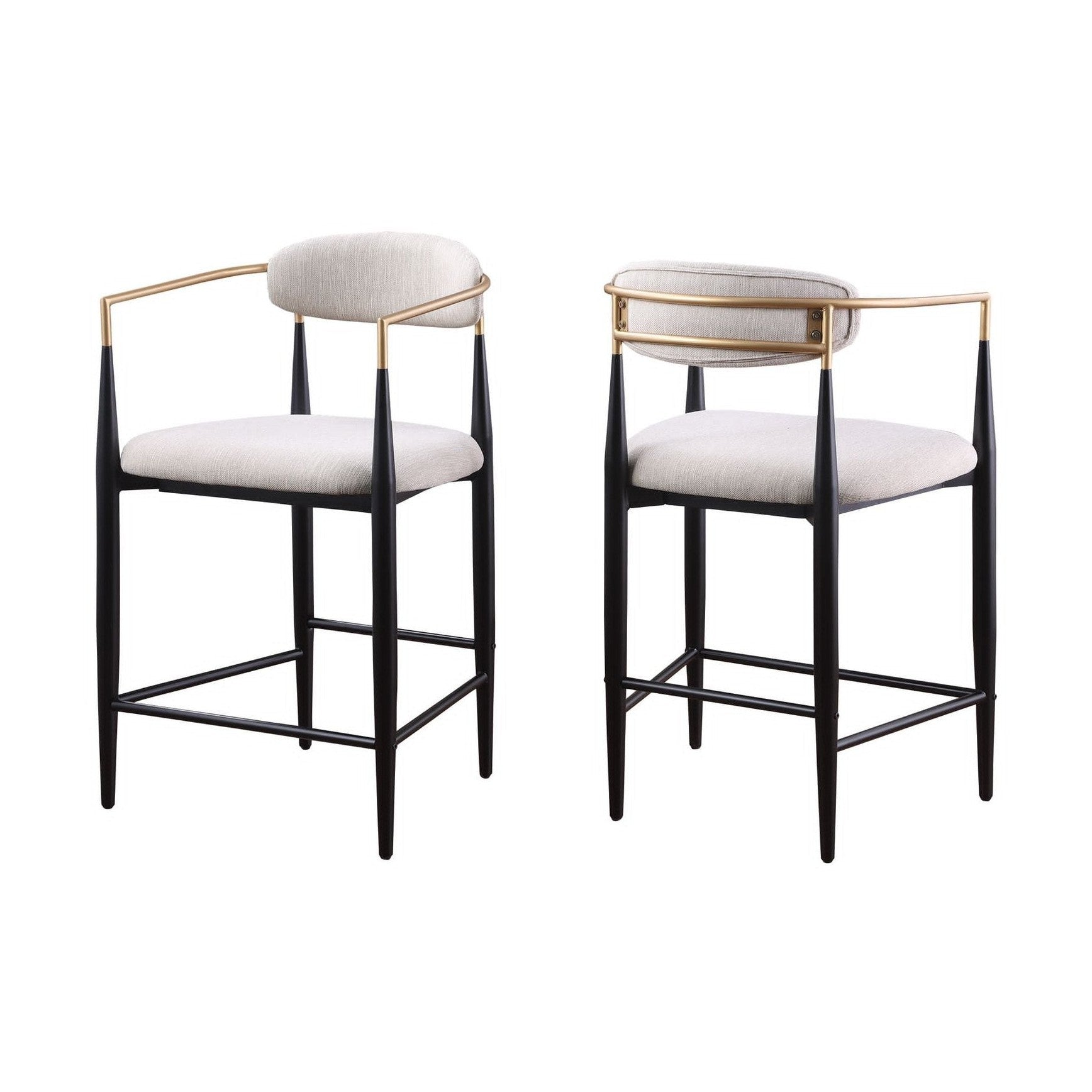 Pilla Counter Stool - Modern & Contemporary - Beige