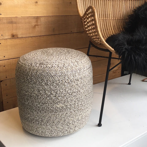 Bohemian Yarn Pouf