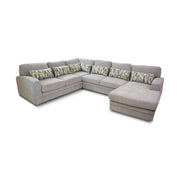 Idaho Fabric Sleeper Sectional - Large - Parkway Cloud
