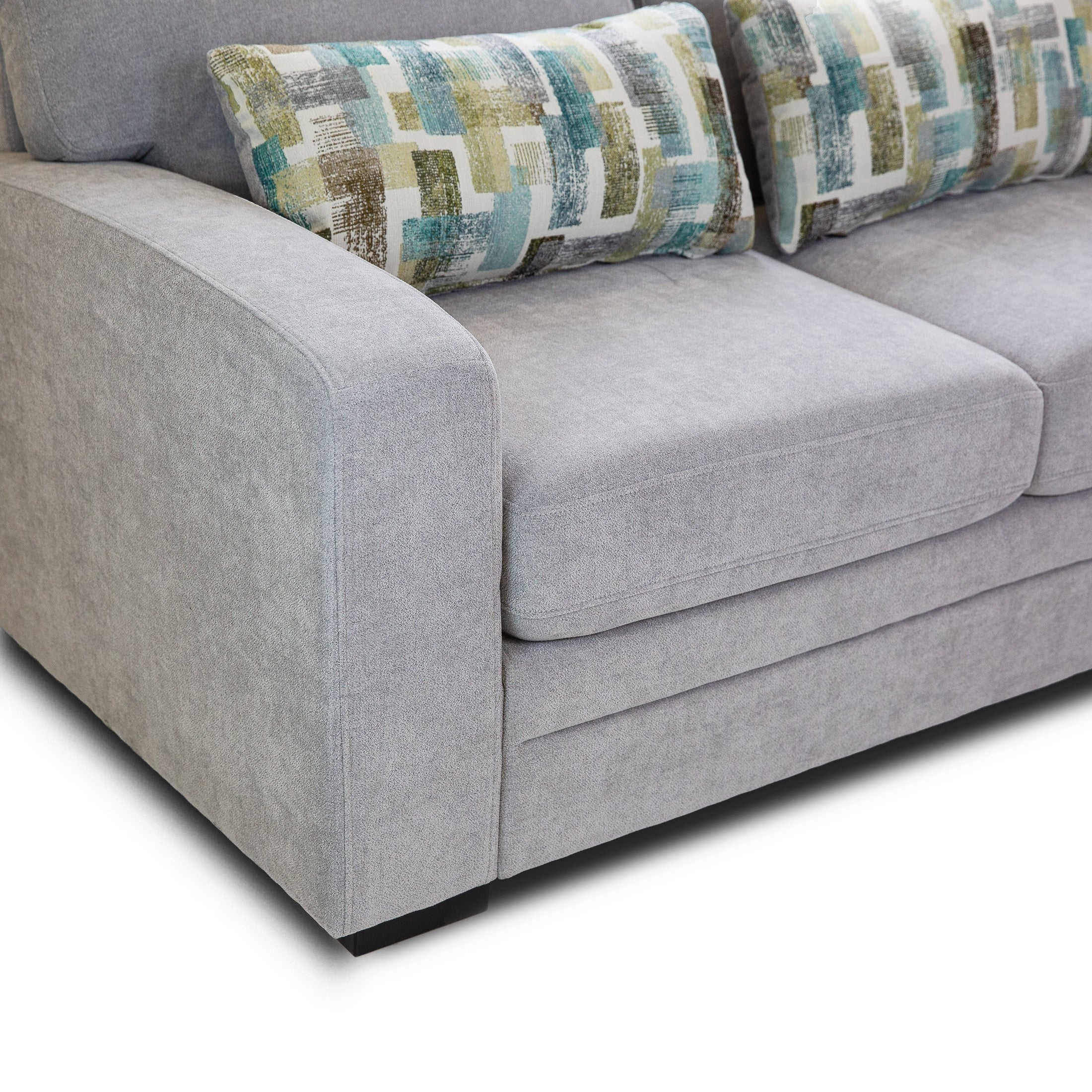 Idaho Fabric Sleeper Sectional - Large - Parkway Cloud