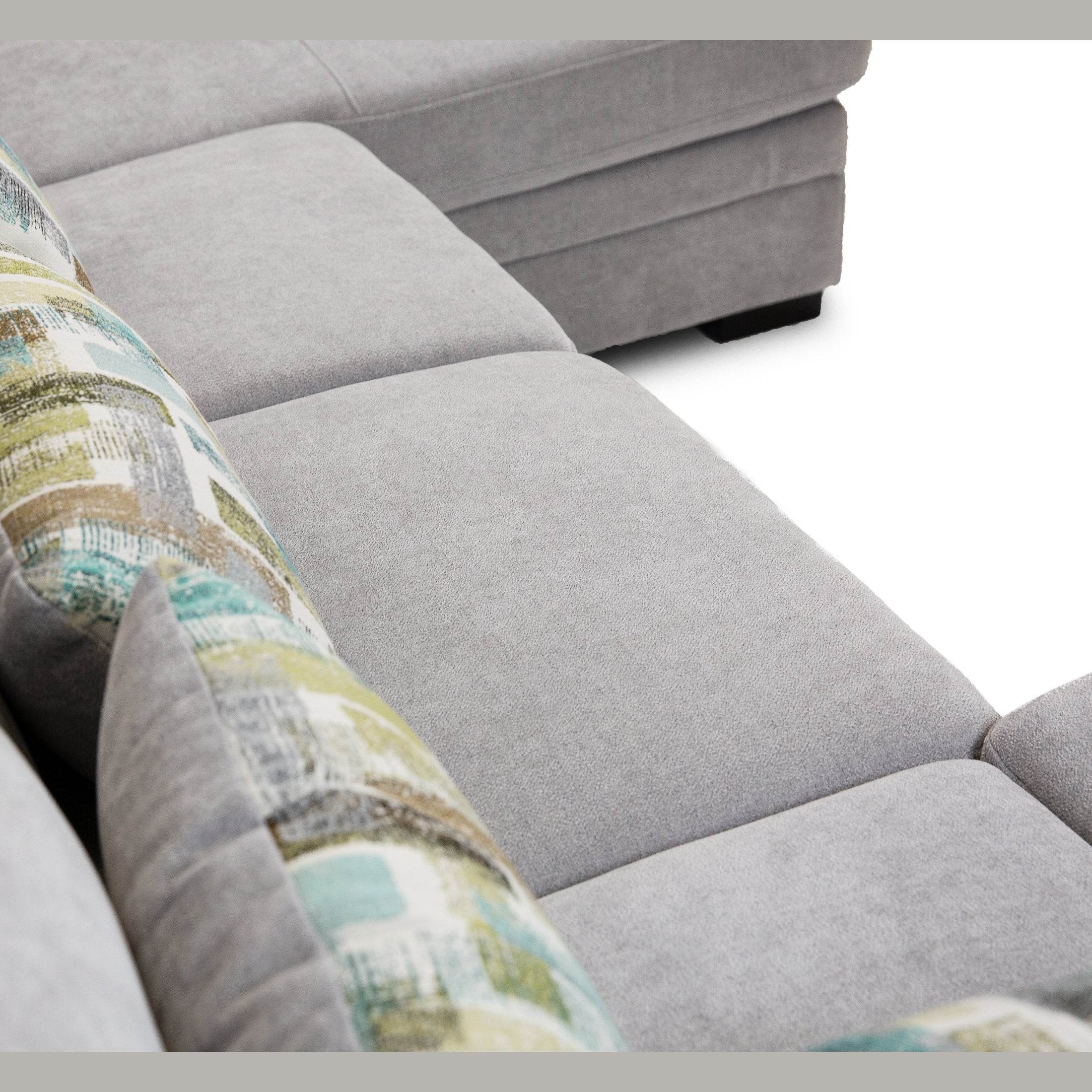 Idaho Fabric Sleeper Sectional - Large - Parkway Cloud