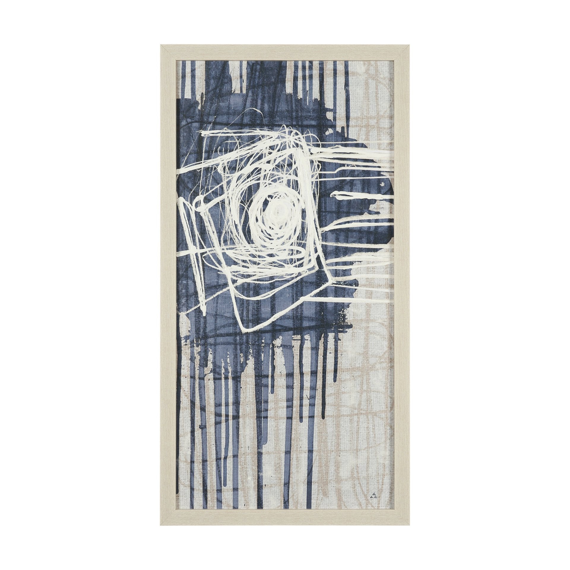 Intuition Hand-Embellished Textured Framed Canvas Artwork